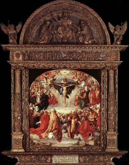 Albrecht Durer The Adoration of the Holy Trinity